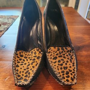 Leopard Print Women's Loafers